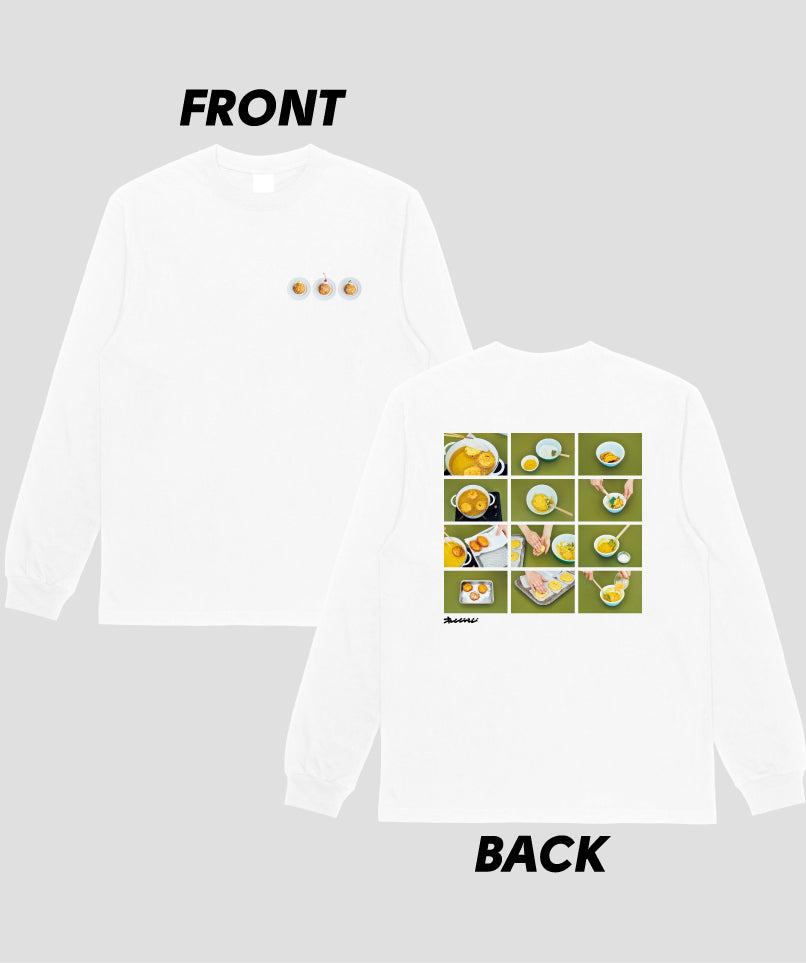 着るレシピ / ドーナツプロセスロンT / オレンジページ – pTa . shop