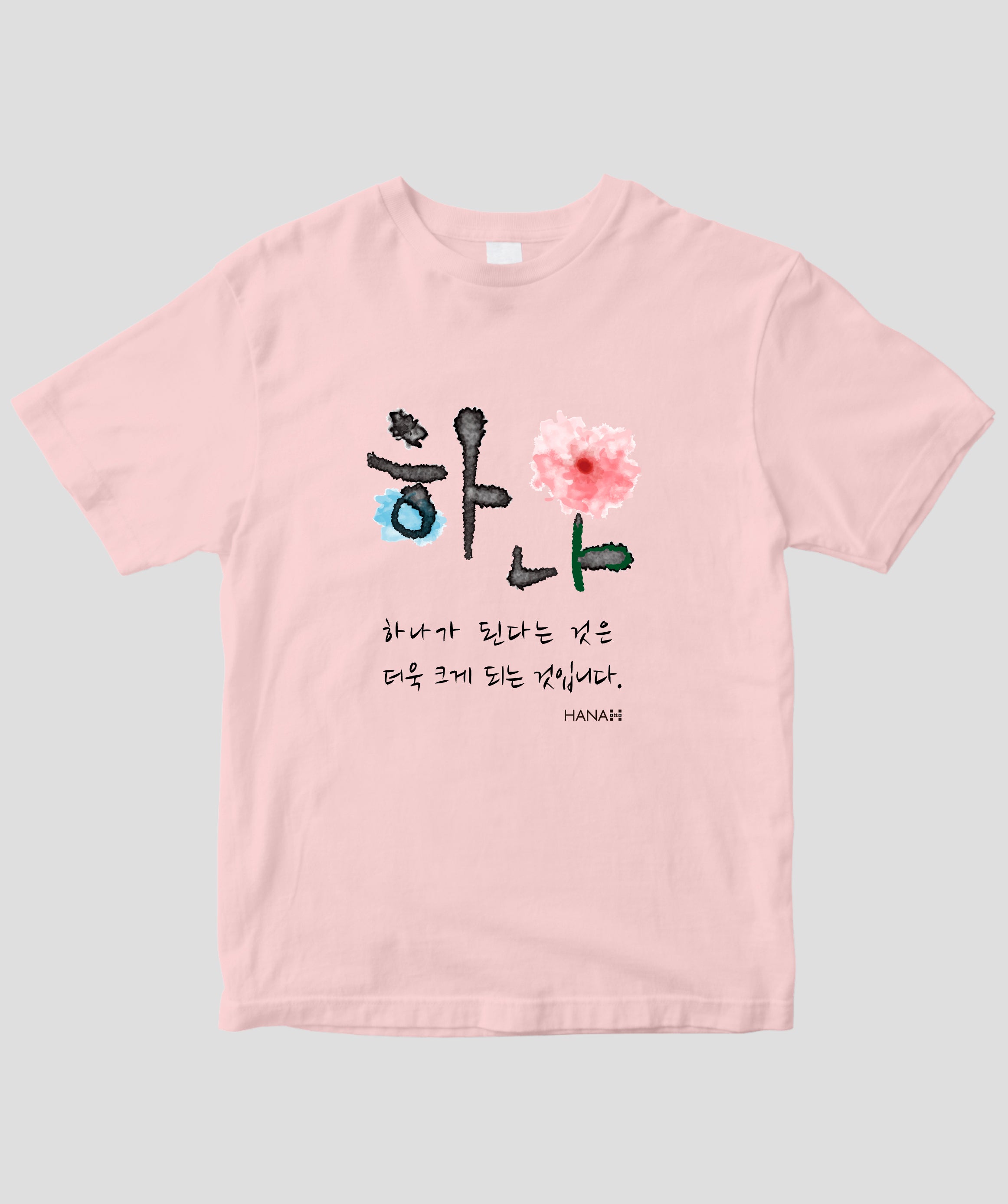 オーダーカード】HANAハングルTシャツ 赤 / HANA – pTa . shop