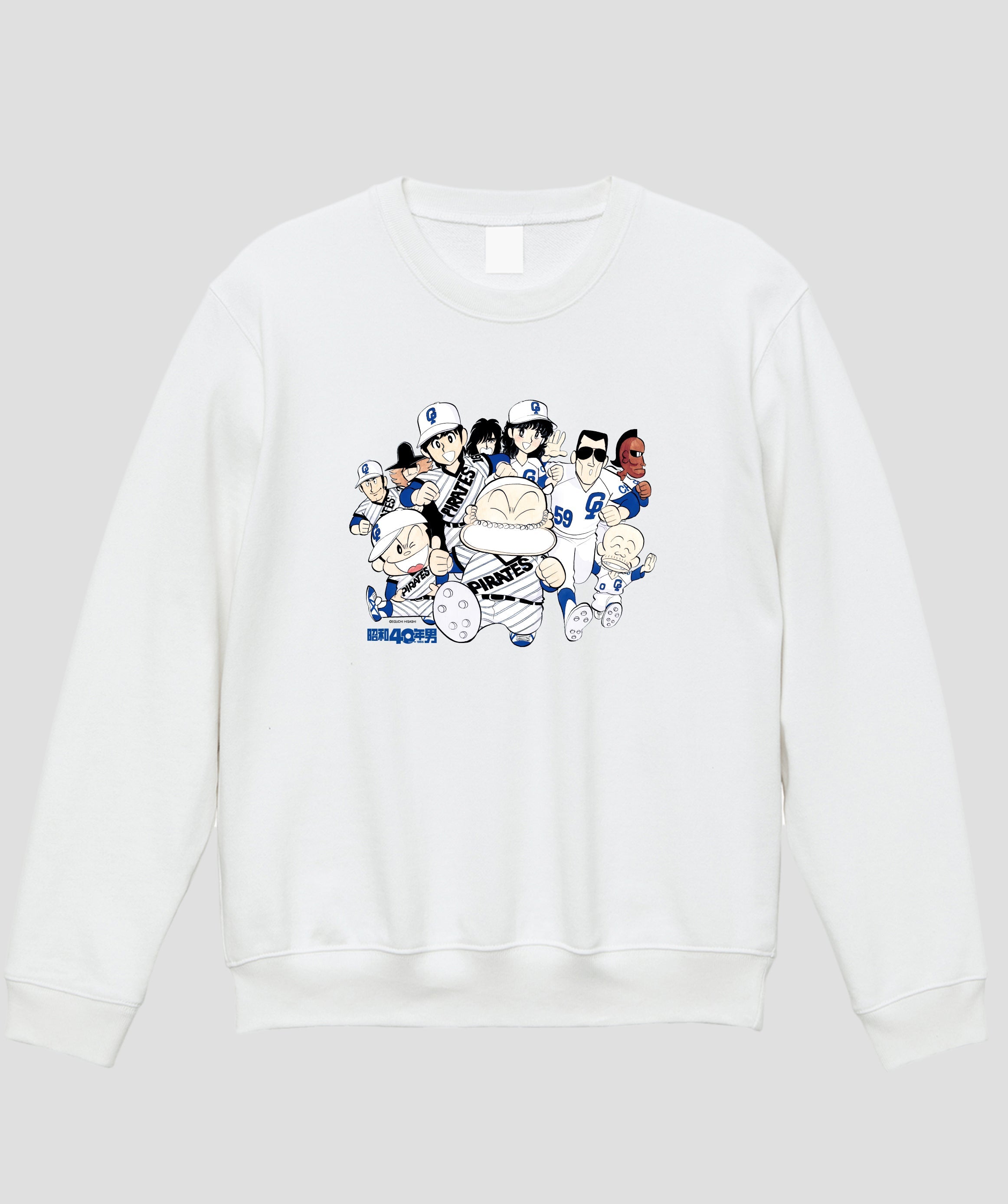 すすめ!!パイレーツ スウェット Type C / 江口寿史 / 昭和40年男