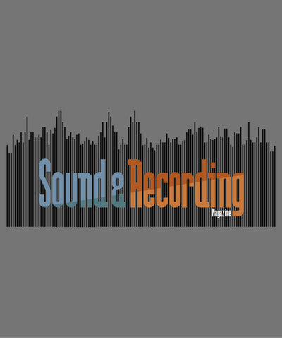 Sound & Recordingロゴ (Blue/Orange）Tシャツ TypeB