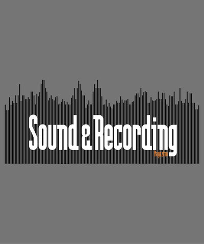 Sound & Recordingロゴ (Whte/Orange）Tシャツ TypeB