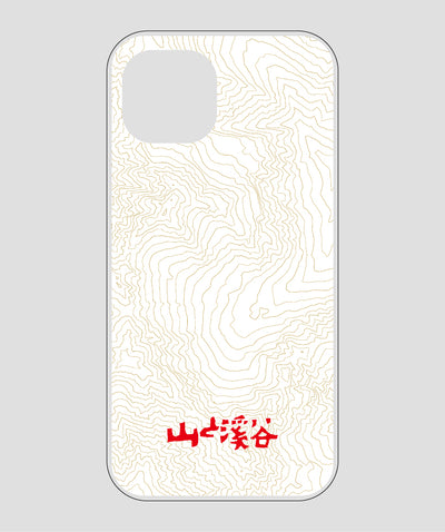 山と溪谷 / 等高線スマホケース 涸沢 red / 山と溪谷社