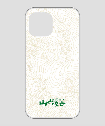 山と溪谷 / 等高線スマホケース 涸沢 green / 山と溪谷社