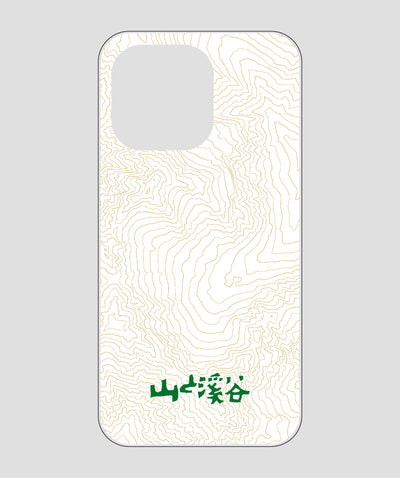山と溪谷 / 等高線スマホケース 涸沢 green / 山と溪谷社