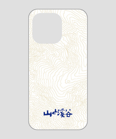 山と溪谷 / 等高線スマホケース 涸沢 navy / 山と溪谷社