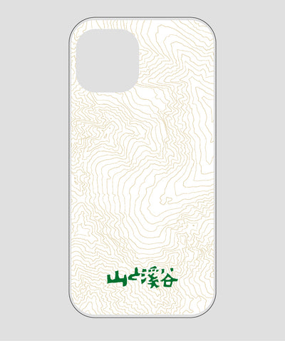 山と溪谷 / 等高線スマホケース 涸沢 green / 山と溪谷社