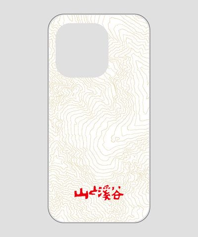山と溪谷 / 等高線スマホケース 涸沢 red / 山と溪谷社