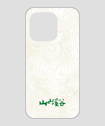 山と溪谷 / 等高線スマホケース 涸沢 green / 山と溪谷社