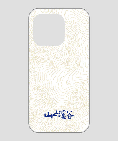 山と溪谷 / 等高線スマホケース 涸沢 navy / 山と溪谷社