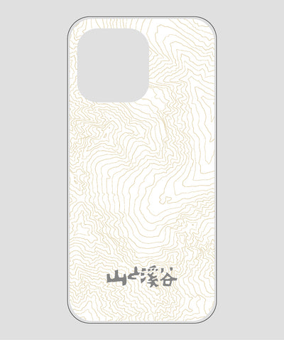 山と溪谷 / 等高線スマホケース 涸沢 gray / 山と溪谷社