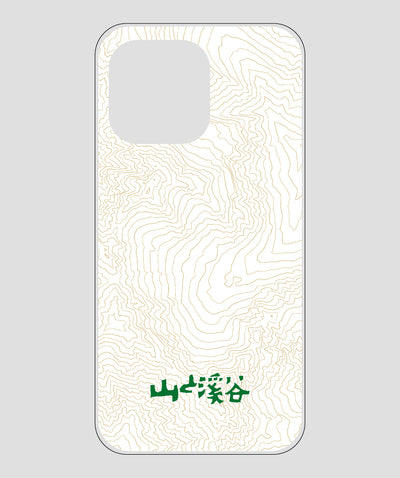 山と溪谷 / 等高線スマホケース 涸沢 green / 山と溪谷社