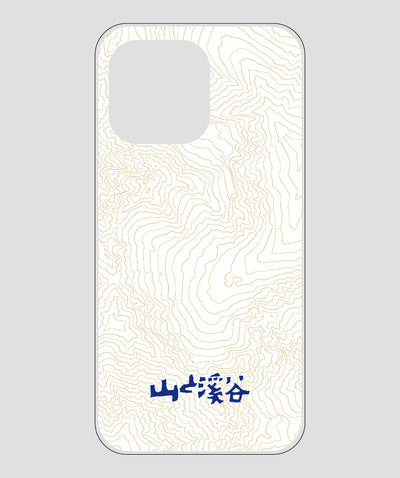 山と溪谷 / 等高線スマホケース 涸沢 navy / 山と溪谷社