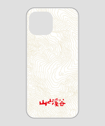 山と溪谷 / 等高線スマホケース 涸沢 red / 山と溪谷社