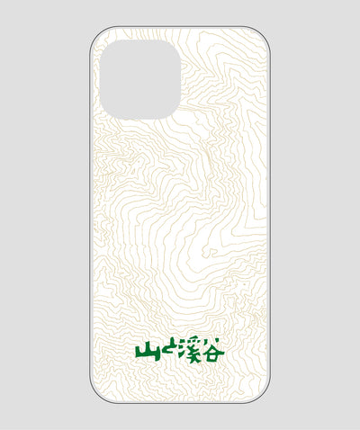 山と溪谷 / 等高線スマホケース 涸沢 green / 山と溪谷社