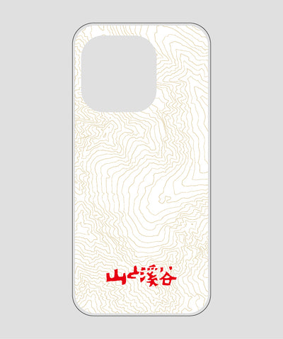 山と溪谷 / 等高線スマホケース 涸沢 red / 山と溪谷社