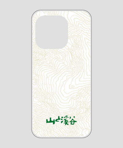 山と溪谷 / 等高線スマホケース 涸沢 green / 山と溪谷社