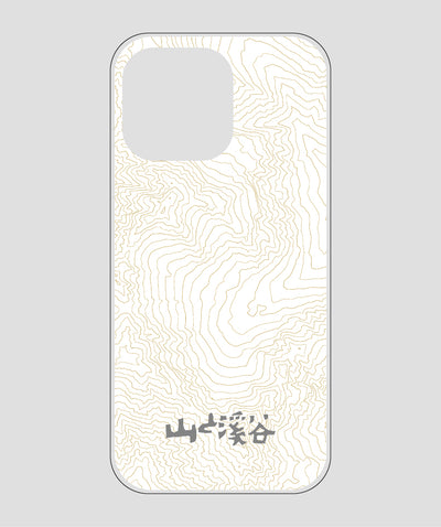 山と溪谷 / 等高線スマホケース 涸沢 gray / 山と溪谷社