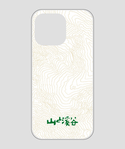 山と溪谷 / 等高線スマホケース 涸沢 green / 山と溪谷社