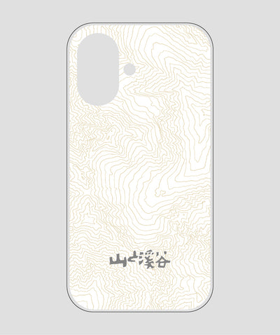 山と溪谷 / 等高線スマホケース 涸沢 gray / 山と溪谷社
