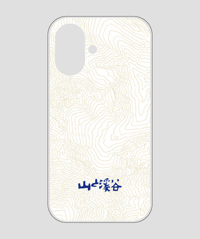 山と溪谷 / 等高線スマホケース 涸沢 navy / 山と溪谷社