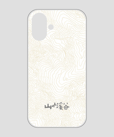山と溪谷 / 等高線スマホケース 涸沢 gray / 山と溪谷社