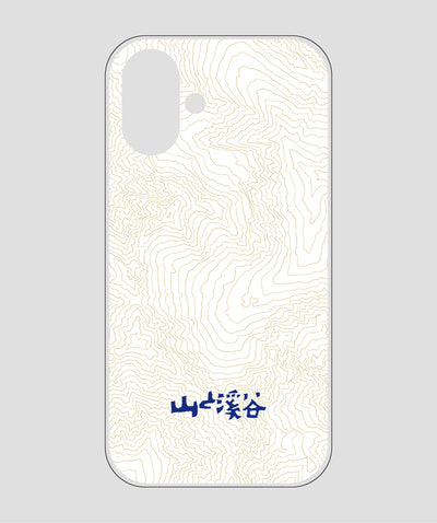 山と溪谷 / 等高線スマホケース 涸沢 navy / 山と溪谷社