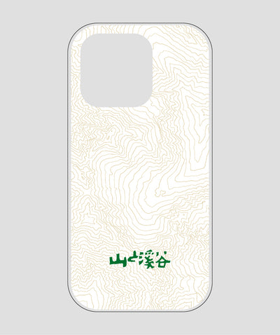 山と溪谷 / 等高線スマホケース 涸沢 green / 山と溪谷社
