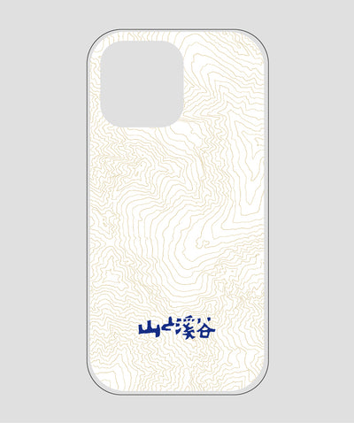 山と溪谷 / 等高線スマホケース 涸沢 navy / 山と溪谷社