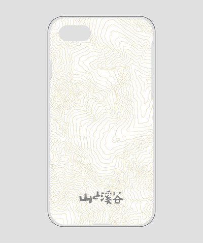 山と溪谷 / 等高線スマホケース 涸沢 gray / 山と溪谷社