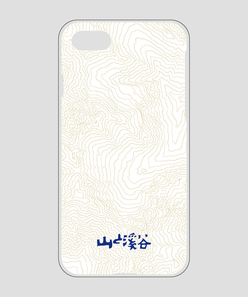 山と溪谷 / 等高線スマホケース 涸沢 navy / 山と溪谷社