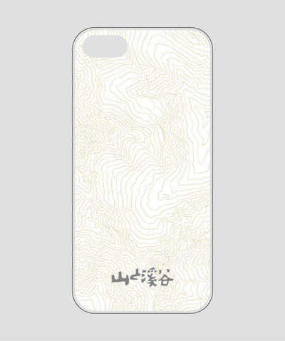 山と溪谷 / 等高線スマホケース 涸沢 gray / 山と溪谷社