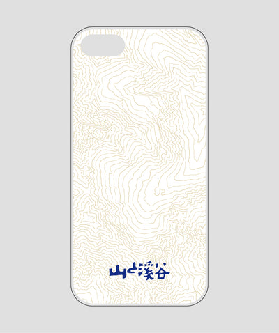 山と溪谷 / 等高線スマホケース 涸沢 navy / 山と溪谷社