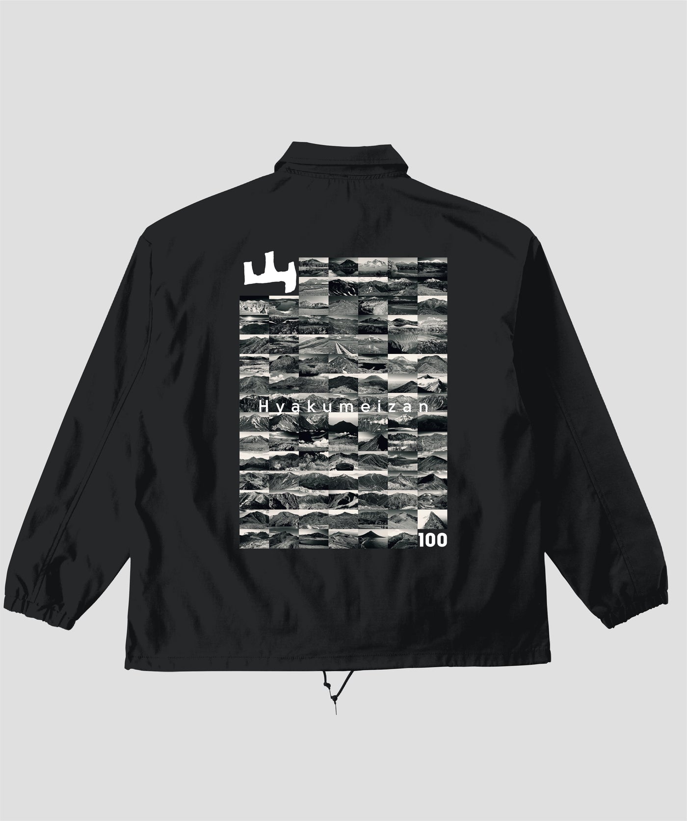 日本百名山 / 100座コーチジャケット モノクロ Type A / 山と溪谷社
