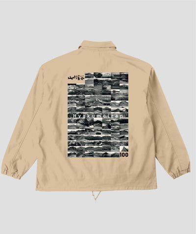 日本百名山 / 100座コーチジャケット モノクロ Type B / 山と溪谷社