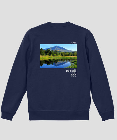 日本百名山 / No.1 利尻山 Type A スウェット（裏パイル）/ 山と溪谷社