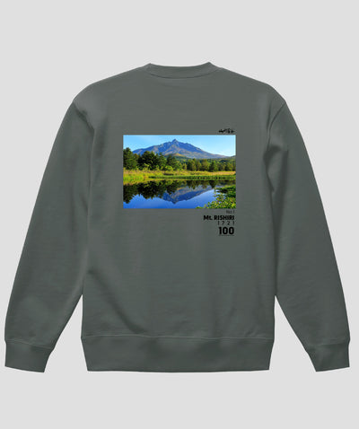 日本百名山 / No.1 利尻山 Type A スウェット（裏パイル）/ 山と溪谷社