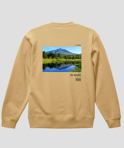 日本百名山 / No.1 利尻山 Type B スウェット（裏パイル）/ 山と溪谷社