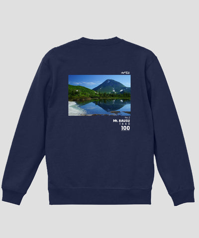 日本百名山 / No.2 羅臼岳 Type B スウェット（裏パイル）/ 山と溪谷社