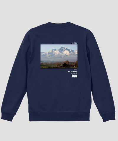 日本百名山 / No.3 斜里岳 Type B スウェット（裏パイル）/ 山と溪谷社