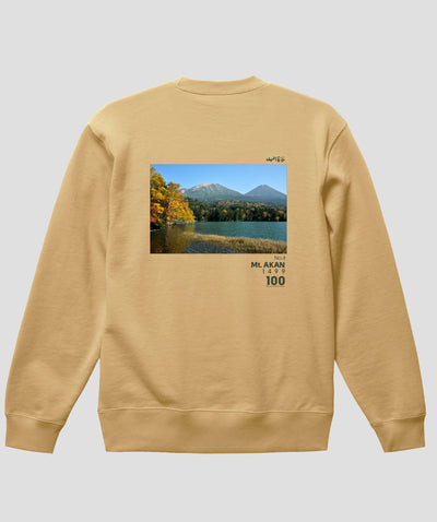 日本百名山 / No.4 阿寒岳 Type A スウェット（裏パイル）/ 山と溪谷社