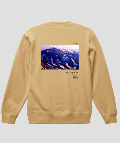 日本百名山 / No.7 十勝岳 Type A スウェット（裏パイル）/ 山と溪谷社