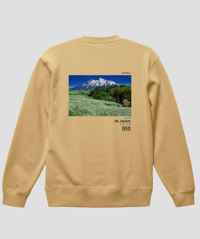日本百名山 / No.10 岩木山 Type B スウェット（裏パイル）/ 山と溪谷社
