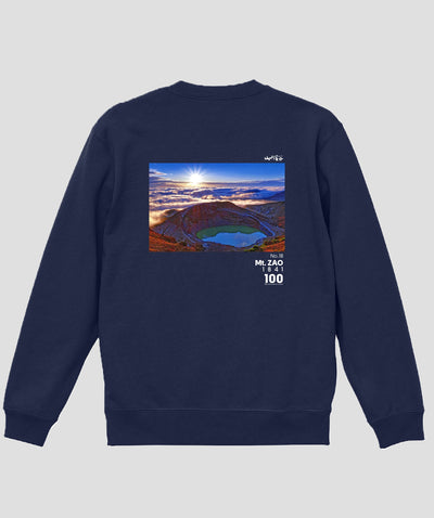 日本百名山 / No.18 蔵王山 Type B スウェット（裏パイル）/ 山と溪谷社