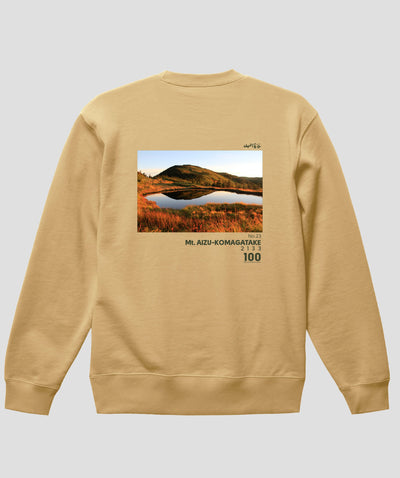 日本百名山 / No.23 会津駒ヶ岳 Type B スウェット（裏パイル）/ 山と溪谷社