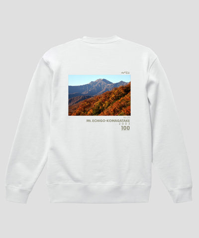 日本百名山 / No.25 越後駒ヶ岳 Type B スウェット（裏パイル）/ 山と溪谷社