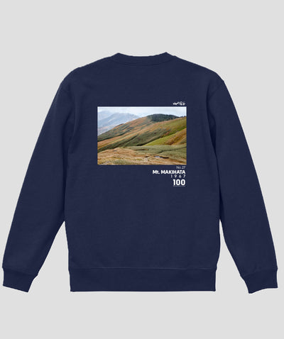 日本百名山 / No.27 巻機山 Type B スウェット（裏パイル）/ 山と溪谷社