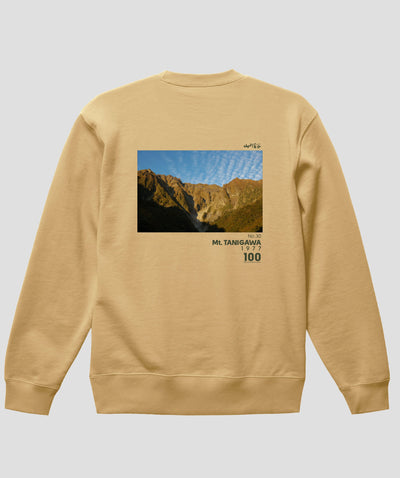 日本百名山 / No.30 谷川岳 Type B スウェット（裏パイル）/ 山と溪谷社