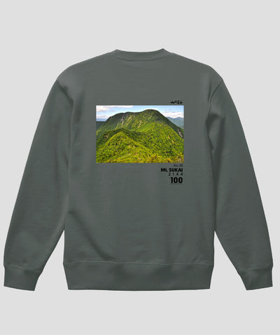 日本百名山 / No.38 皇海山 Type A スウェット（裏パイル）/ 山と溪谷社