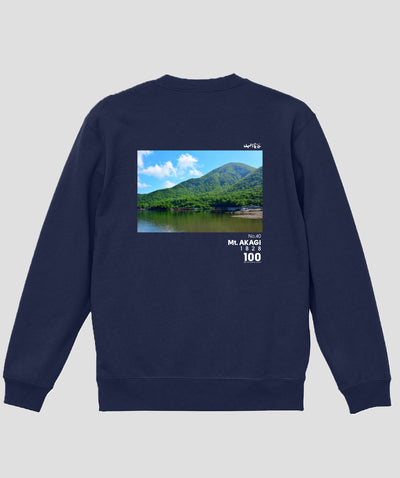 日本百名山 / No.40 赤城山 Type B スウェット（裏パイル）/ 山と溪谷社