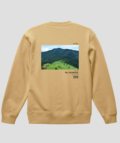日本百名山 / No.42 四阿山 Type A スウェット（裏パイル）/ 山と溪谷社